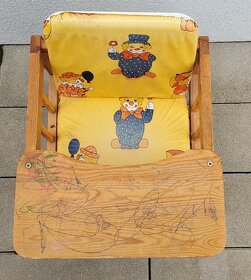 dětská židle. z dubu. silná konstrukce - 2