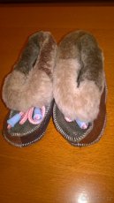 retro papuče 3x, Děts. papučky 2x, ponožky,důchodky,holínky - 2