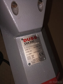 Jádrová vrtačka DUSS DIA 200 pro kamnářství, kominictví - 2