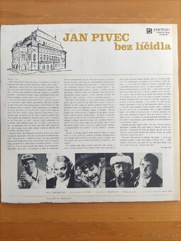 Jan Pivec vinyl LP BEZ LÍČIDLA - RARITA - 2