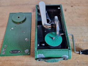 Vzácný starožitný cestovní gramofon Excelda Pocket, NO 55 - 2