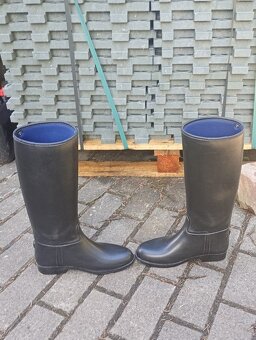 Zateplené vysoké jezdecké boty - 2