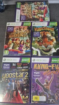 Hry na Xbox 360 KINECT 5ks. - 2