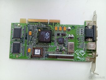 Retro grafická a síťová ISA karta – S3 Trio64V+ + Realtek RT - 2