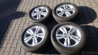 ORIGINÁL al kola 17 5x114,3 HYUNDAI + letní pneu - 2