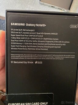 Samsung galaxy Note 10+ 512GB - 2