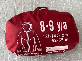 Dětská turistická nepromokavá bunda 131-140 cm - 2