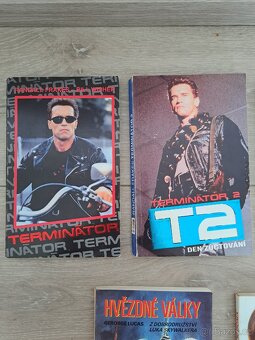 Knihy - Terminátor, Sám doma, Hvězdé války, E.T., - 2