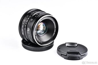 Objektiv 7Artisans 25 mm f/1,8 pro Micro 4/3 + variabilní ND - 2