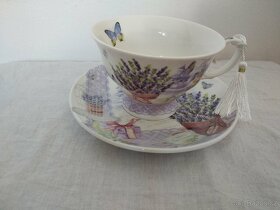 Dárková sada - šálek na čaj a podšálek - 2