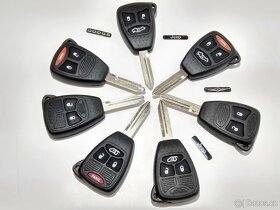 Jeep/chrysler autoklíč obal klíče - 2