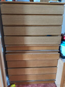 Komoda - šuplíky dřevěné - 2