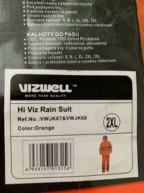 Vizwell oděv do deště reflexní / pláštěnka - 2