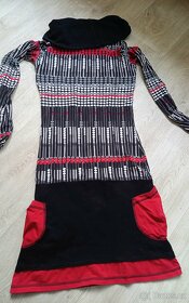Originální boho/hippies šaty s kapsami vel. S - 2