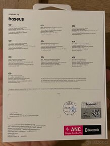 Bezdrátová sluchátka Baseus T-mobile - NOVÁ, Zaruka - 2