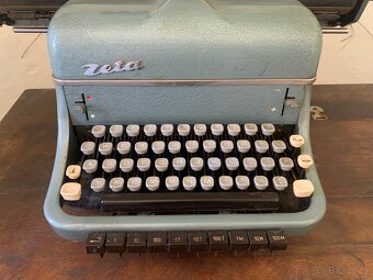Retro psací stroj Zeta (ČSSR) – k opravě / dekorace - 2
