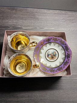 Porcelánový set zlacený - 2