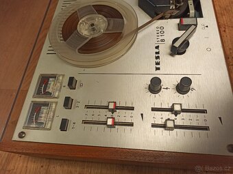 Kotoučový magnetofon TESLA B100 Stereo FUNKČNÍ + pásky - 2
