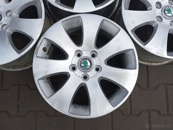 Originální alu kola škoda 5x112 r16 - 2