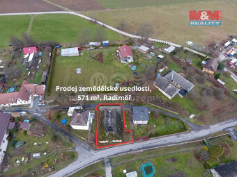 Prodej zemědělské usedlosti, 571 m², Radiměř - 2