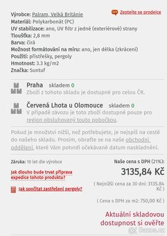Vlnitá polykarbonátová deska 76/18 čirá se strukturou včelí - 2