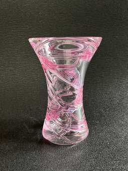 Ruckl Křišťálová váza 15 cm, strukturované sklo - 2