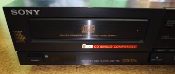 CD přehrávač Sony CDP-750(88-89), převodník TDA1541 ,čti po - 2