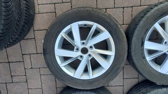 ALU letní 16", VW, ŠKODA aj, rozteč 5x112mm, pneu 205/55/16 - 2
