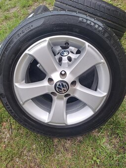 Alu kola 5x112 originál VW 205/55 R16 - 2