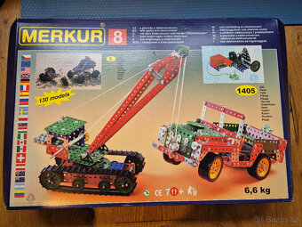 Rezervováno - Stavebnice Merkur 8 – 130 modelů - 2