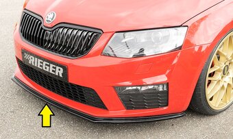 Prodám přední spoiler Rieger Škoda Octavia 3 RS - 2