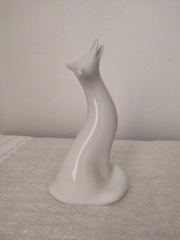 Royal dux líška Brusel porcelánová soška - 2