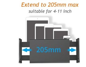 Držák telefonu smartphone tabletu do auta na opěrku hlavy - 2