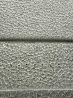 Kožená bílá kabelka Facebag - 2
