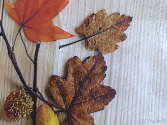 podzim polštář+ ubrus - 2