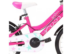 Dětské kolo 16'' černo-růžové nové - 2