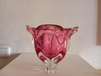 Váza skleněná retro kytice - 2