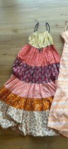 2 x letni dlouhe saty vel. 146/152 - 2