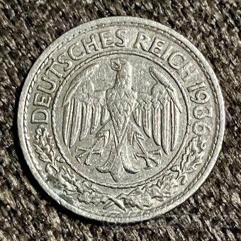 Mince 50 Reichspfennig 1936 - A - 2