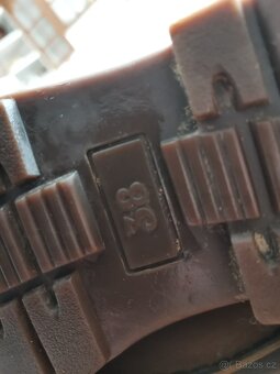 Použité kožené zimní boty 38 - 2