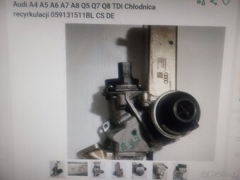 EGR ventil 3,0 tdi - 2