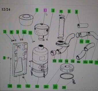 Predčistič vzduchu na Zetor - [ - 2