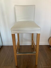 Barová židle IKEA Henriksdal bílá/červená - 2