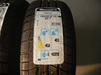 Nové zimní pneu Barum 195/50R15 - 2