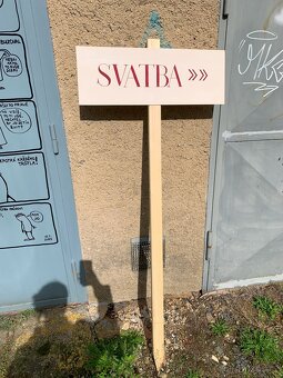 Svatební dekorace-Cedulky na svatbu - 2