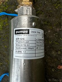 Téměř nové ČERPADLO NA VODU PUMPA STP 1316 s kabelem - 2