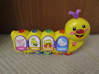 Veselá mluvící housenka zn. Fisher Price - 2