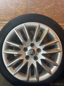 ALU Kola ŠKODA 5x112 R17 CEPEUS Letní Pneu 225/45/17 - 2