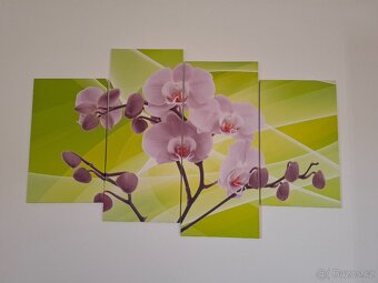 4 dílný obraz na plátně - 2