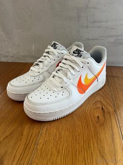 Nike Air Force 1 '07 Sray Paint Orange Swooth - 2